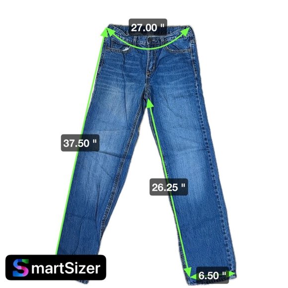 Old Navy Jeans Youth 16 Regular Dark Wash Denim Straight Leg Adjustable Waist - Picture 4 of 7